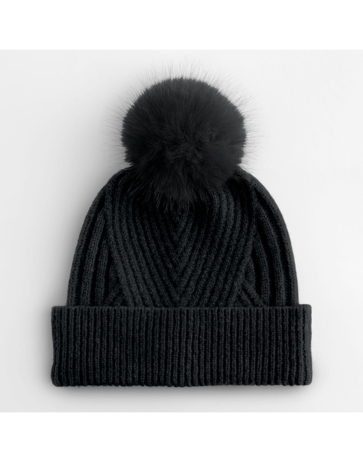 Beechfield B529 Snow Luxe Beanie - Black