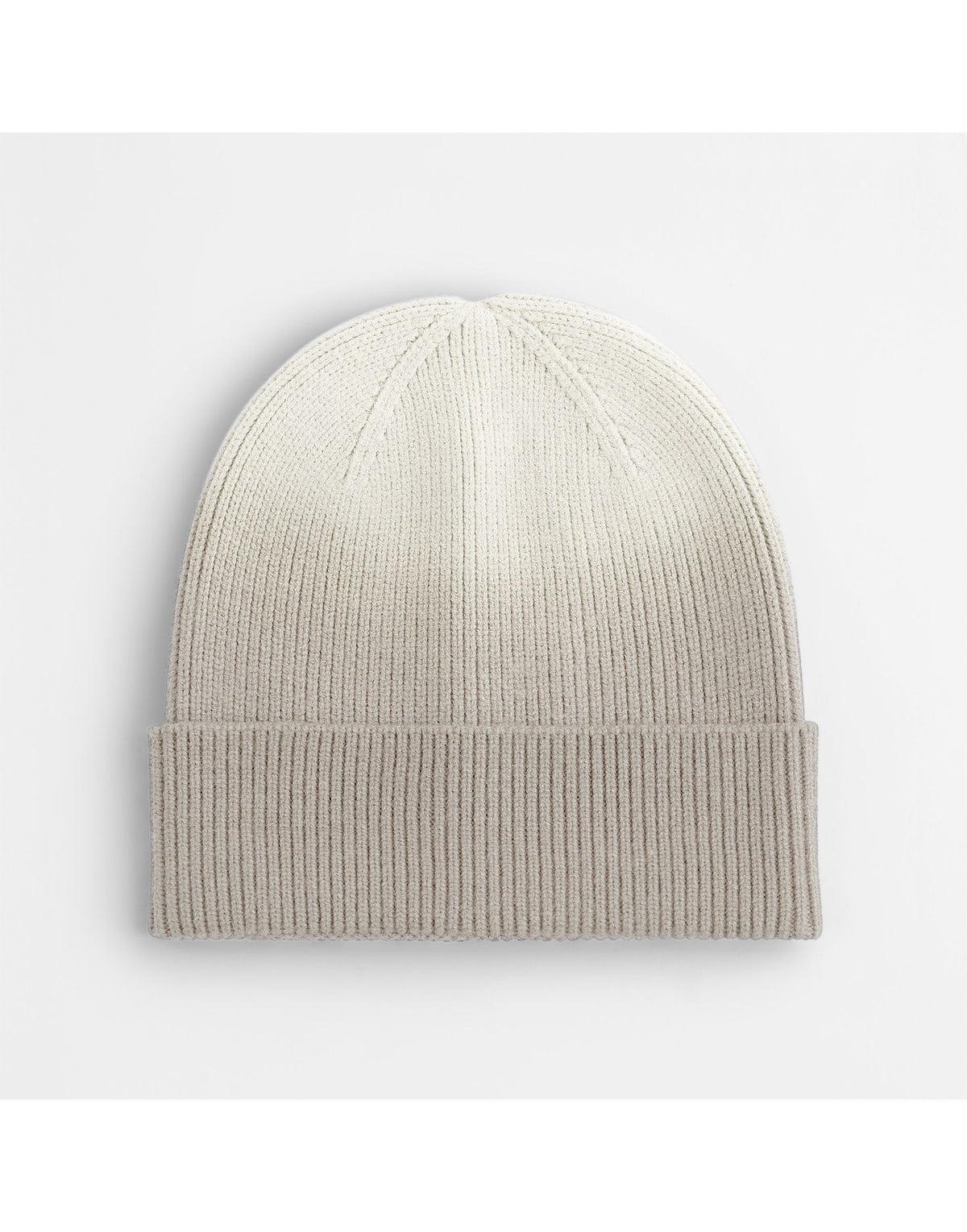 Beechfield B533 Dip Dye Beanie - Natural Stone Dip Dye