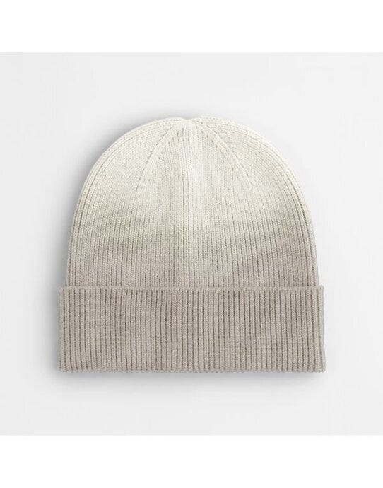 Beechfield B533 Dip Dye Beanie - Natural Stone Dip Dye