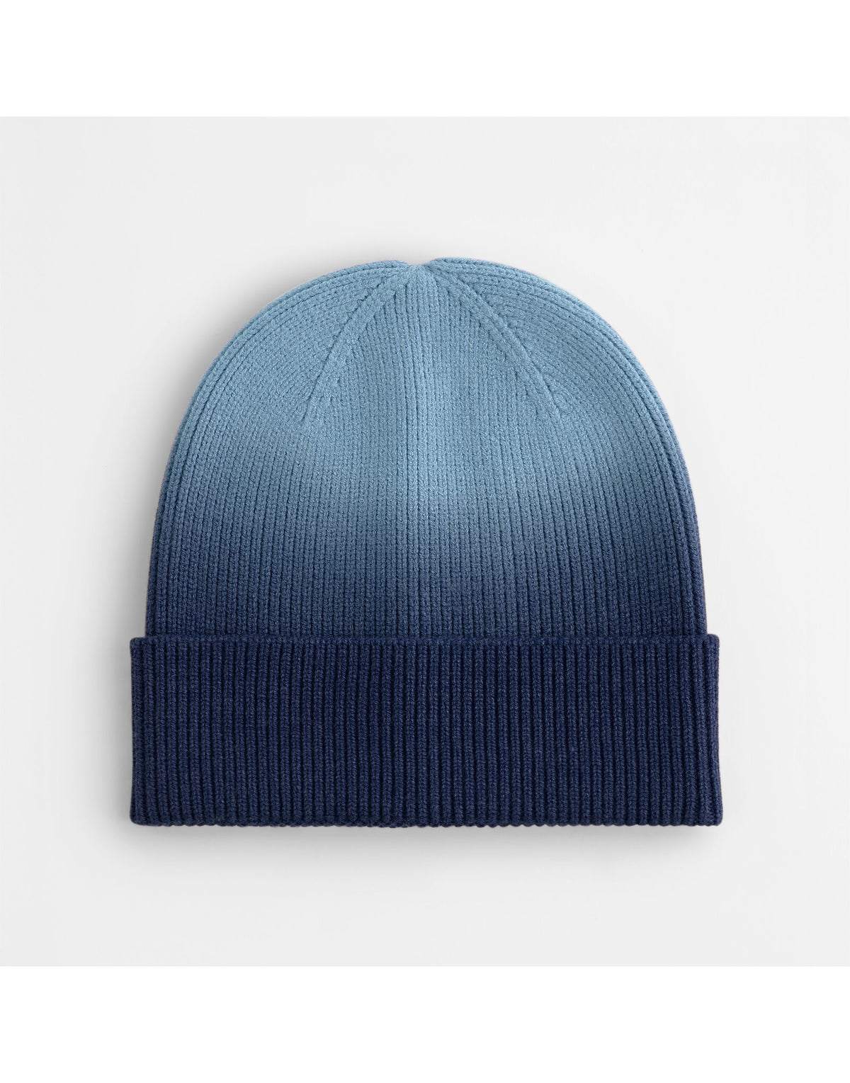 Beechfield B533 Dip Dye Beanie - Navy Dip Dye