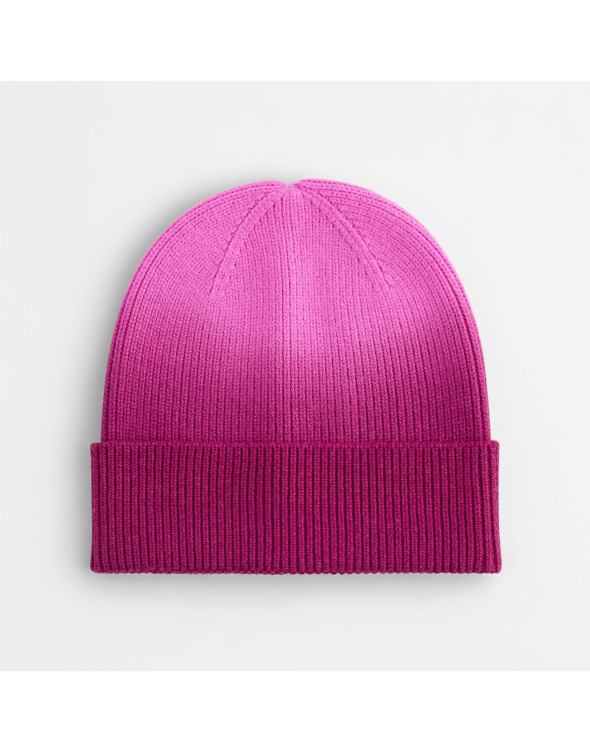 Beechfield B533 Dip Dye Beanie - Pink Dip Dye