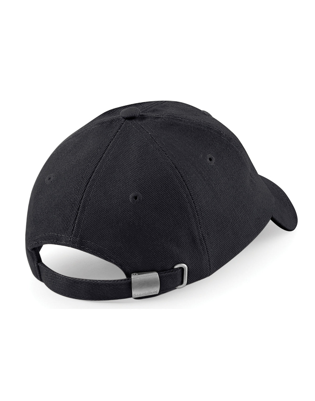 Beechfield B57 LP Heavy Brushed Cotton Cap - Black