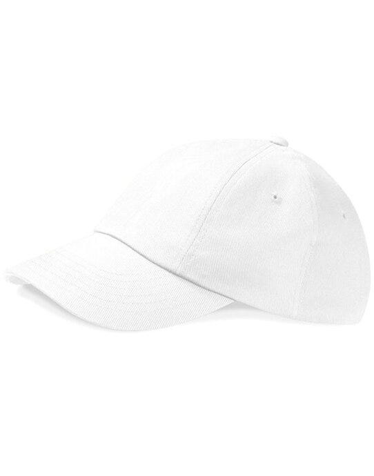 Beechfield B58 Low Profile Heavy Drill Cap - White