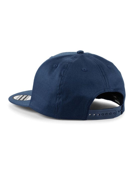 Beechfield B610 5 panel Snapback Rapper Cap - French Navy