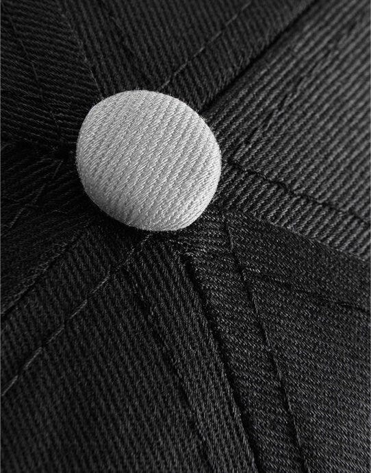 Beechfield B610C 5 Panel Contrast Snapback - Black/ Grey