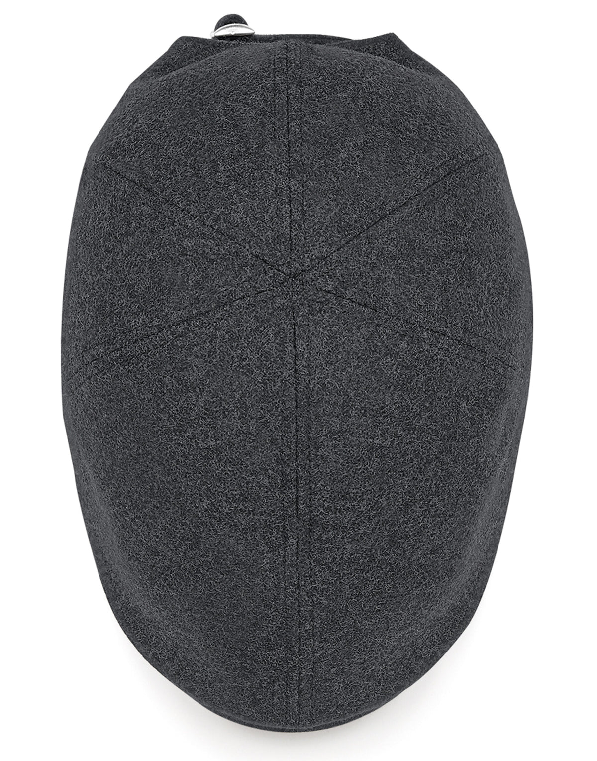 Beechfield B623 Melton Wool Ivy Cap - Charcoal Marl