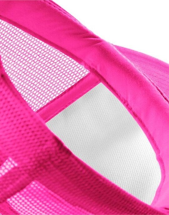 Beechfield B645B Junior Vintage SB Trucker - Fuchsia/White