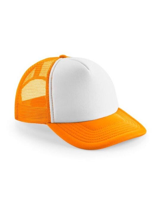 Beechfield B645B Junior Vintage SB Trucker - Orange/White