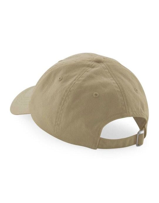 Beechfield B652N Organic Cottn 6 Panel Dad Cap - Desert Sand