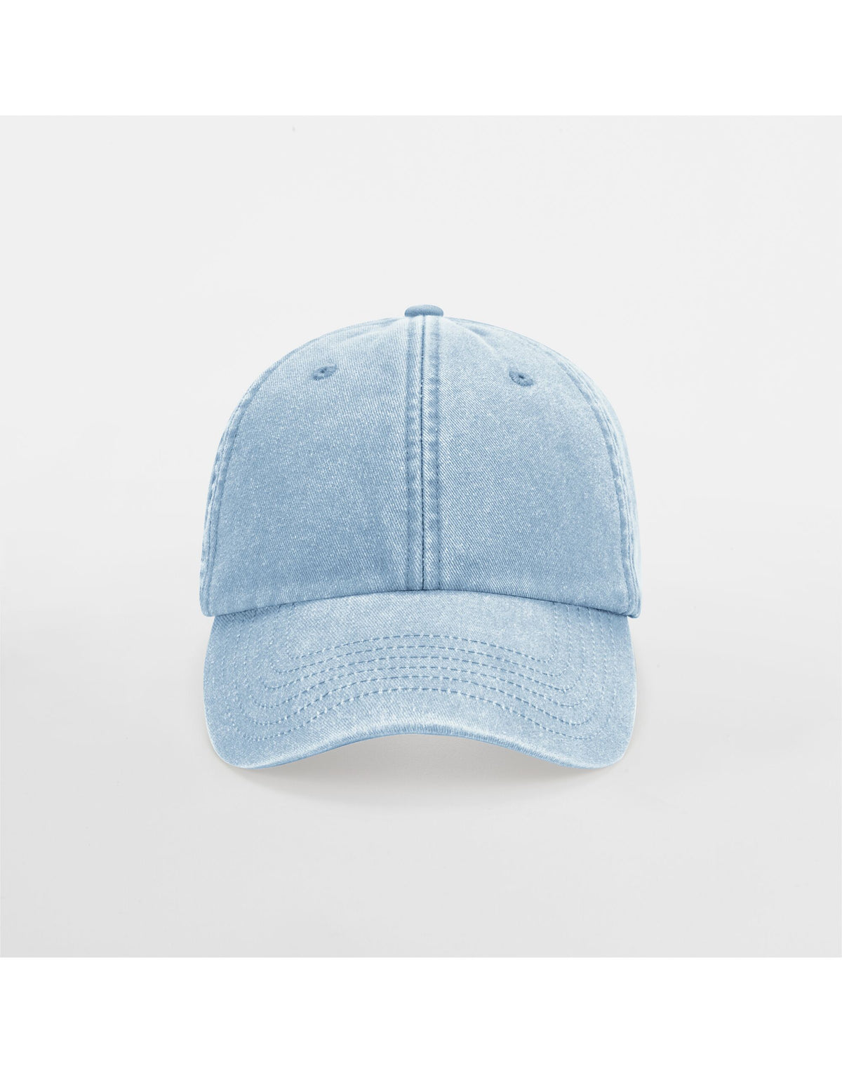 Beechfield B655B Jr Low Profile Vintage Cap - Vintage Light Blue