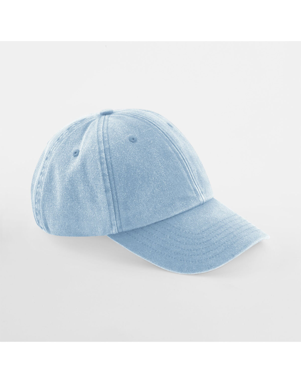 Beechfield B655B Jr Low Profile Vintage Cap - Vintage Light Blue