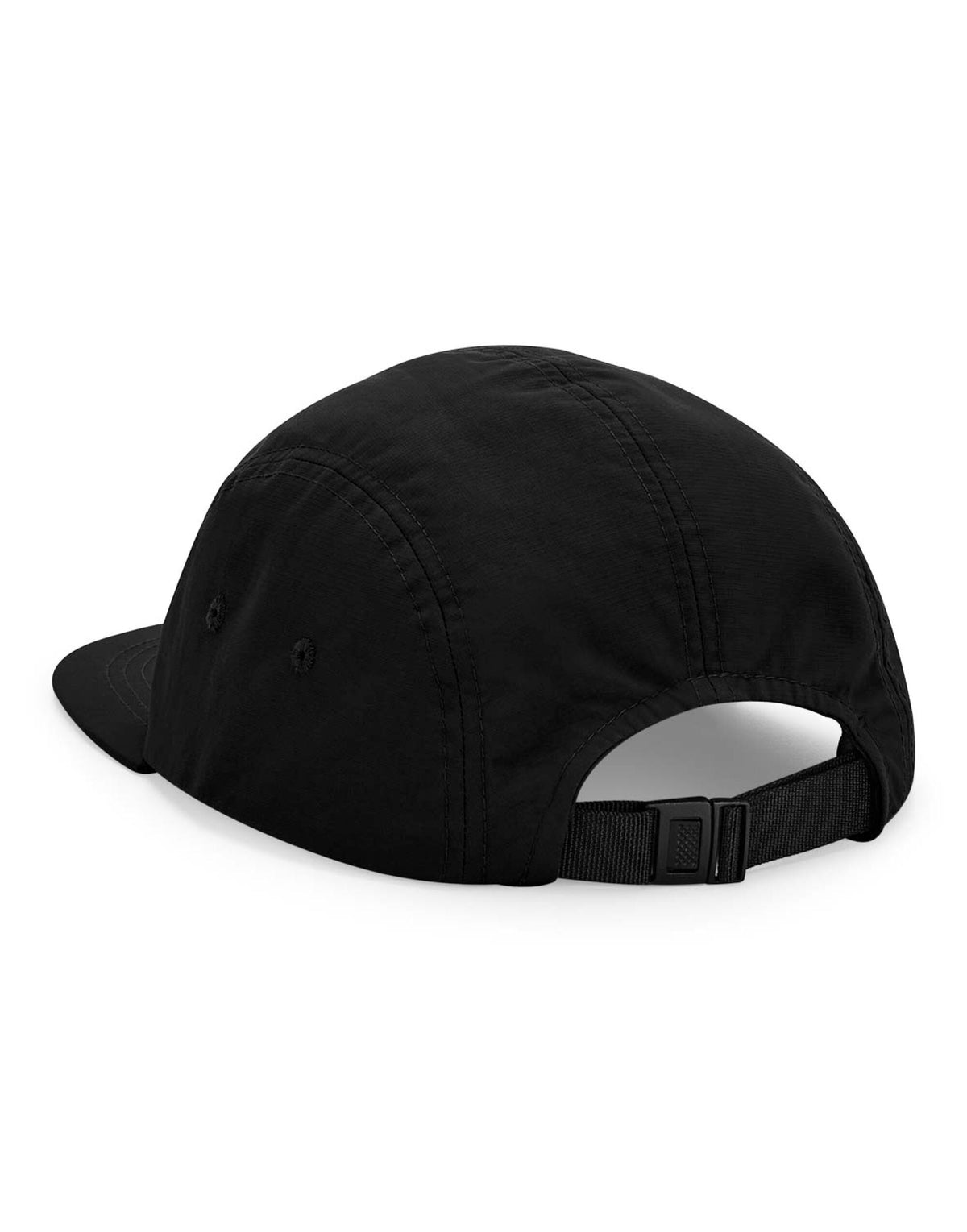 Beechfield B659 Outdoor 5 Panel Camper Cap - Black