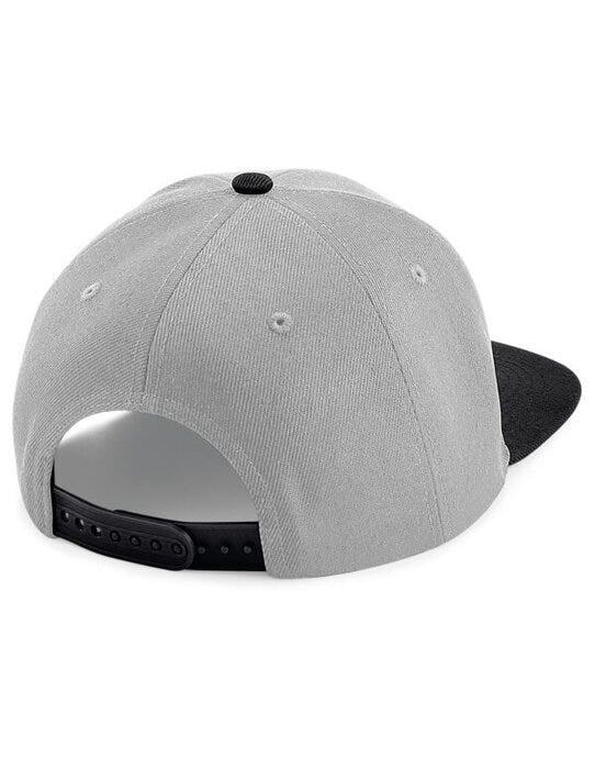 Beechfield B661 Original FlatPeak 6Panel SBak - Grey/Black