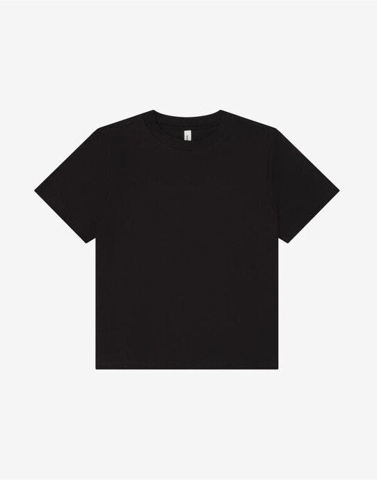 Bella + Canvas BE6110 Women's Heavy Boxy Tee - Black