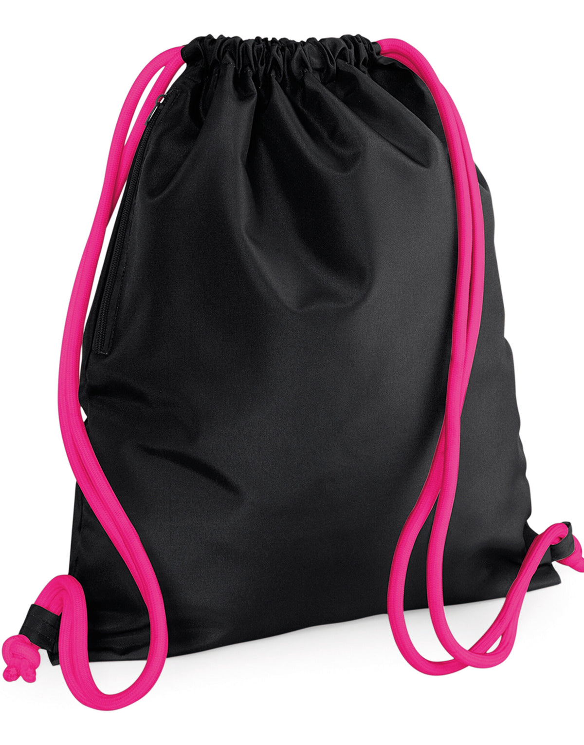 Bagbase BG110 Icon Gymsac - Black/Fuchia