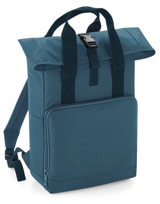 Bagbase BG118 Twin Handle Roll-Top Backpack - Airforce Blue
