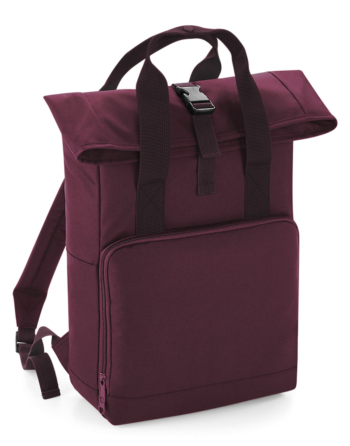 Bagbase BG118 Twin Handle Roll-Top Backpack - Burgundy