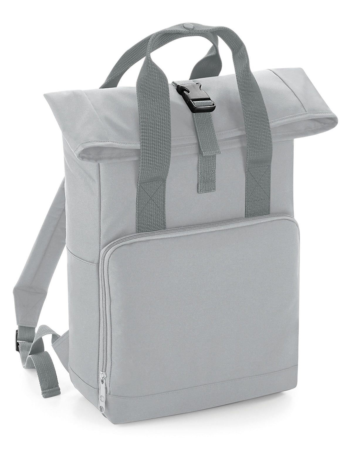 Bagbase BG118 Twin Handle Roll-Top Backpack - Light Grey