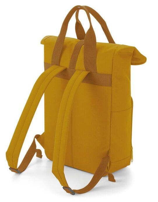 Bagbase BG118 Twin Handle Roll-Top Backpack - Mustard