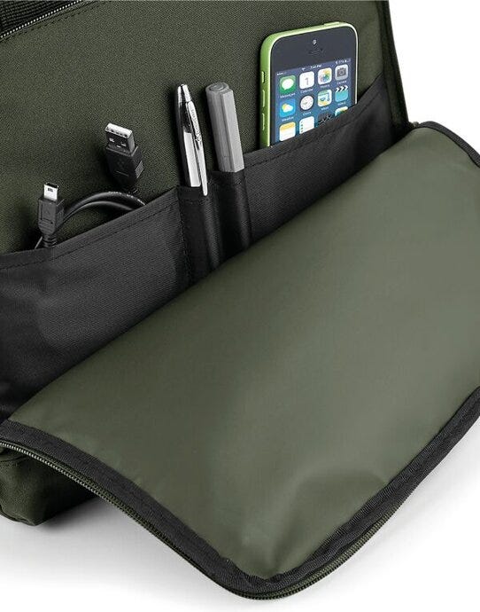 Bagbase BG118 Twin Handle Roll-Top Backpack - Olive Green