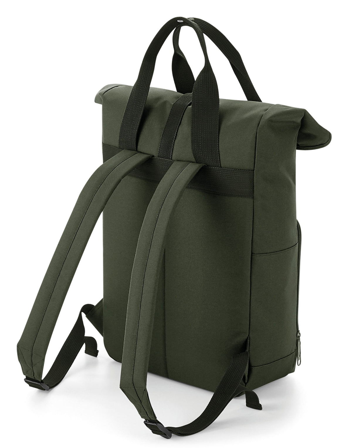 Bagbase BG118 Twin Handle Roll-Top Backpack - Olive Green