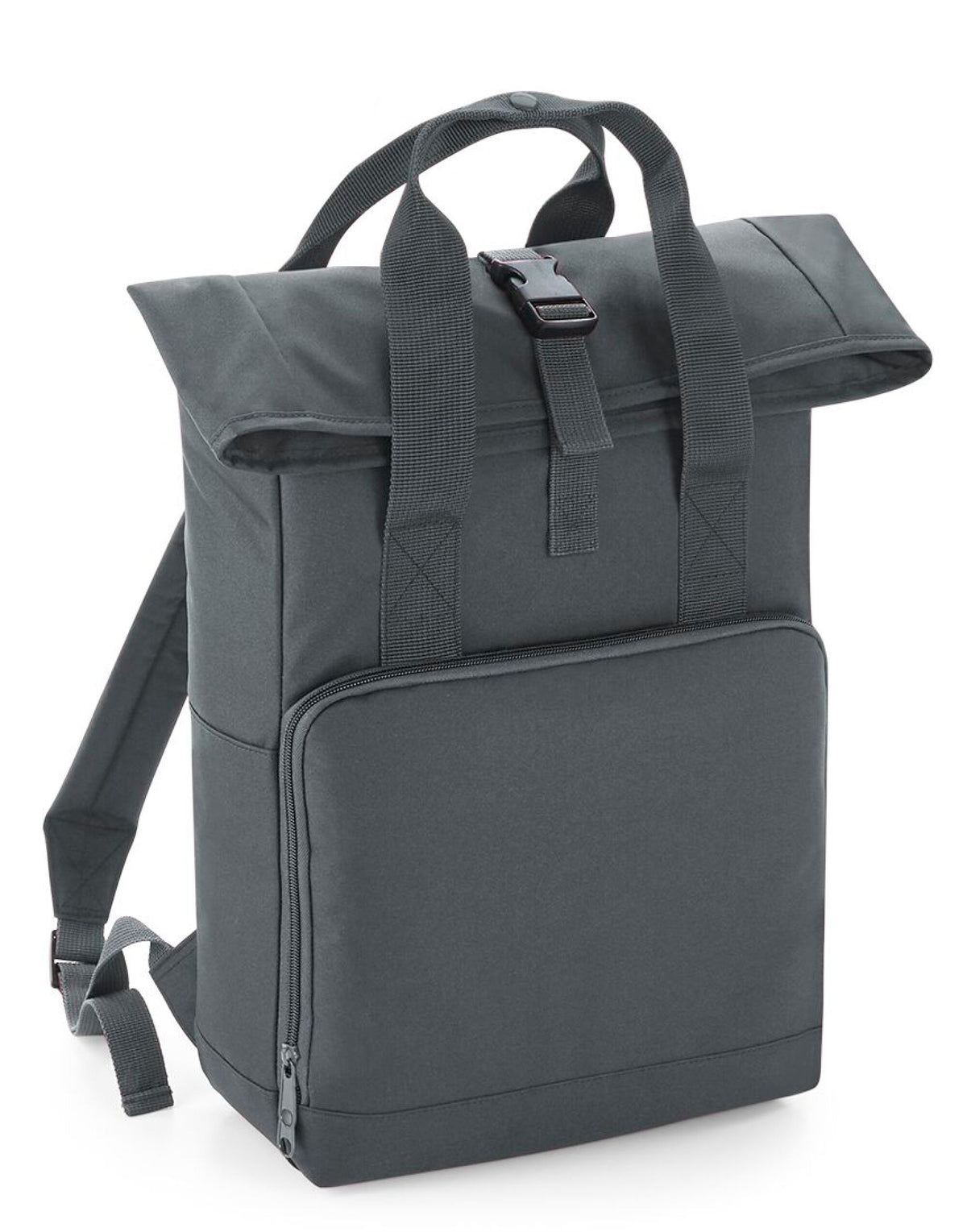 Bagbase BG118 Twin Handle Roll-Top Backpack - Graphite Grey