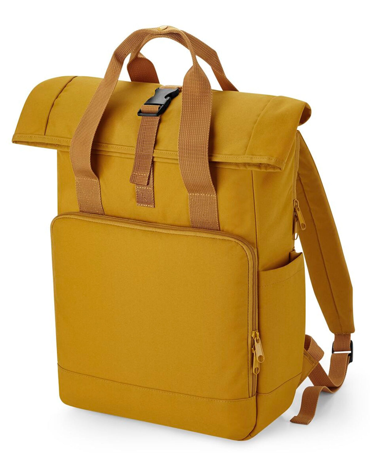 Bagbase BG118L Recycled Roll Top Backpack - Mustard