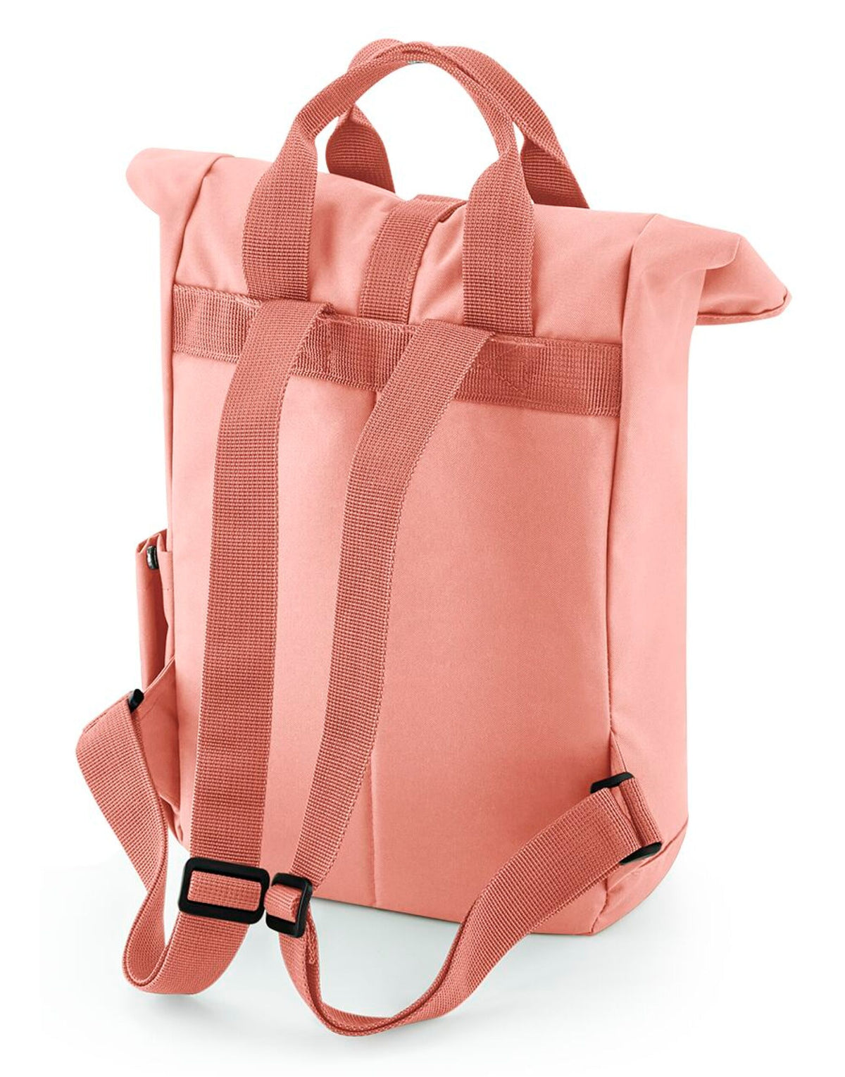 Bagbase BG118S Mini Recycled Roll Top Backpack - Blush Pink