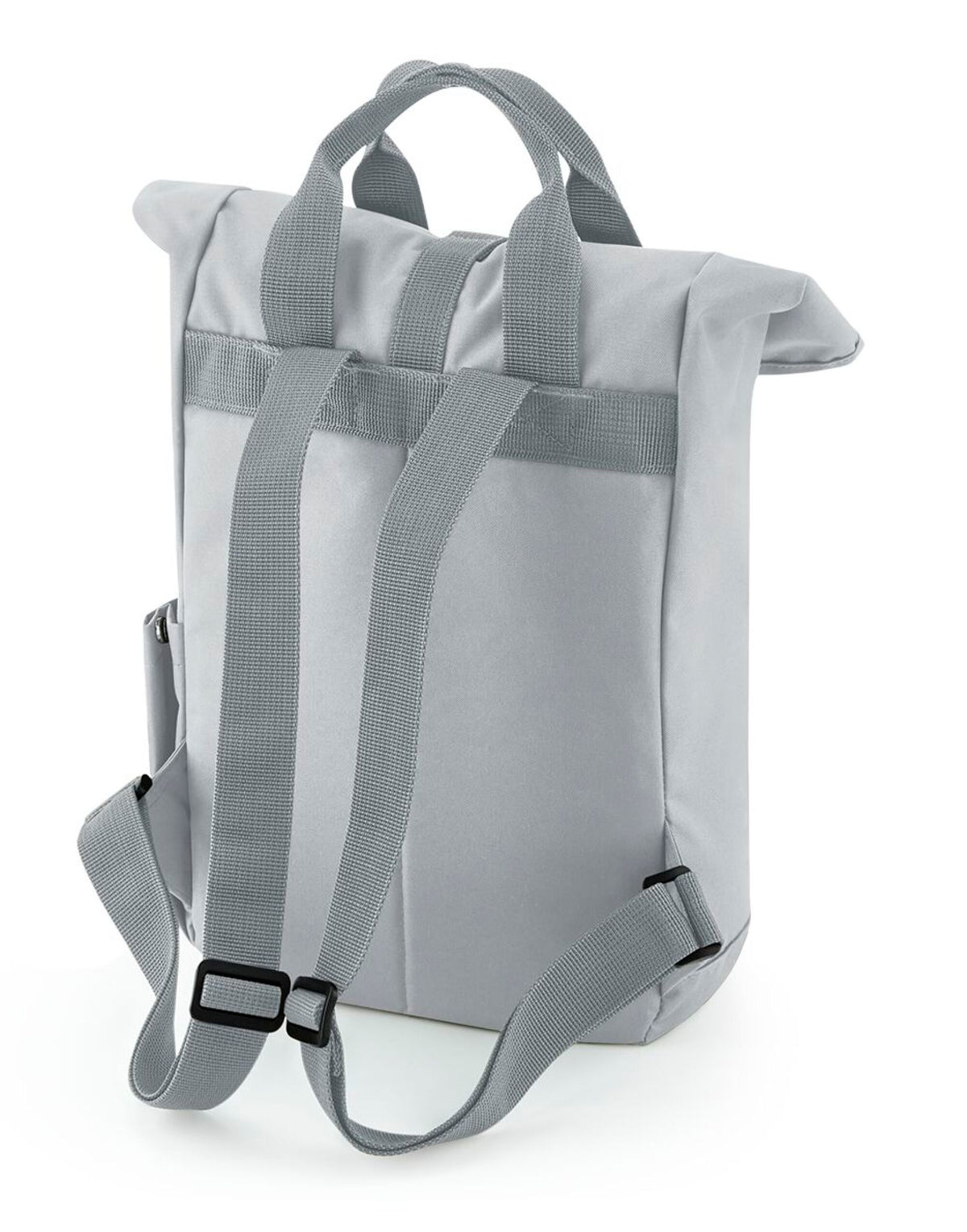 Bagbase BG118S Mini Recycled Roll Top Backpack - Light Grey