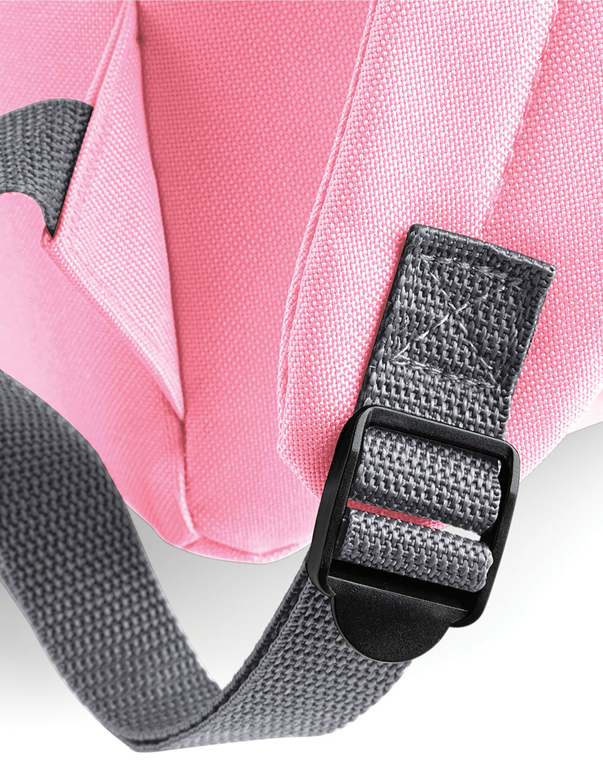 Bagbase BG125J Junior Fashion Backpack - Classic Pink/ Light Grey