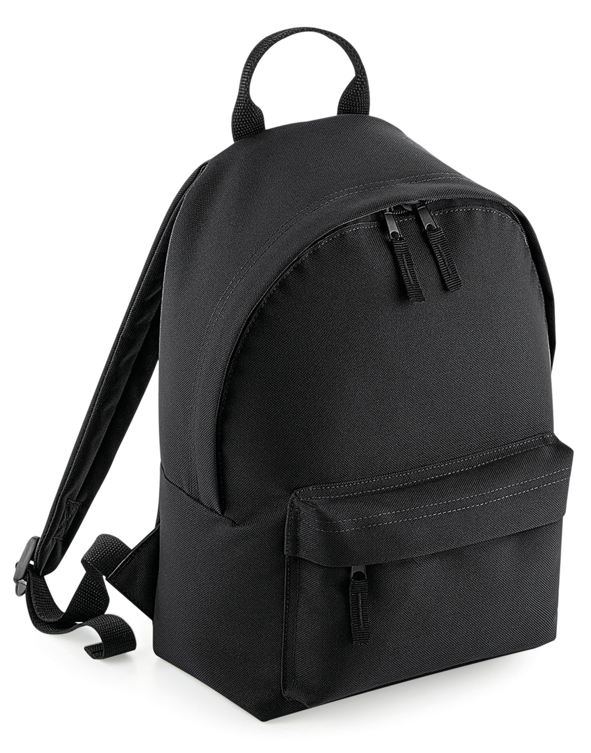 Bagbase BG125S Mini Fashion Backpack - Black/Black