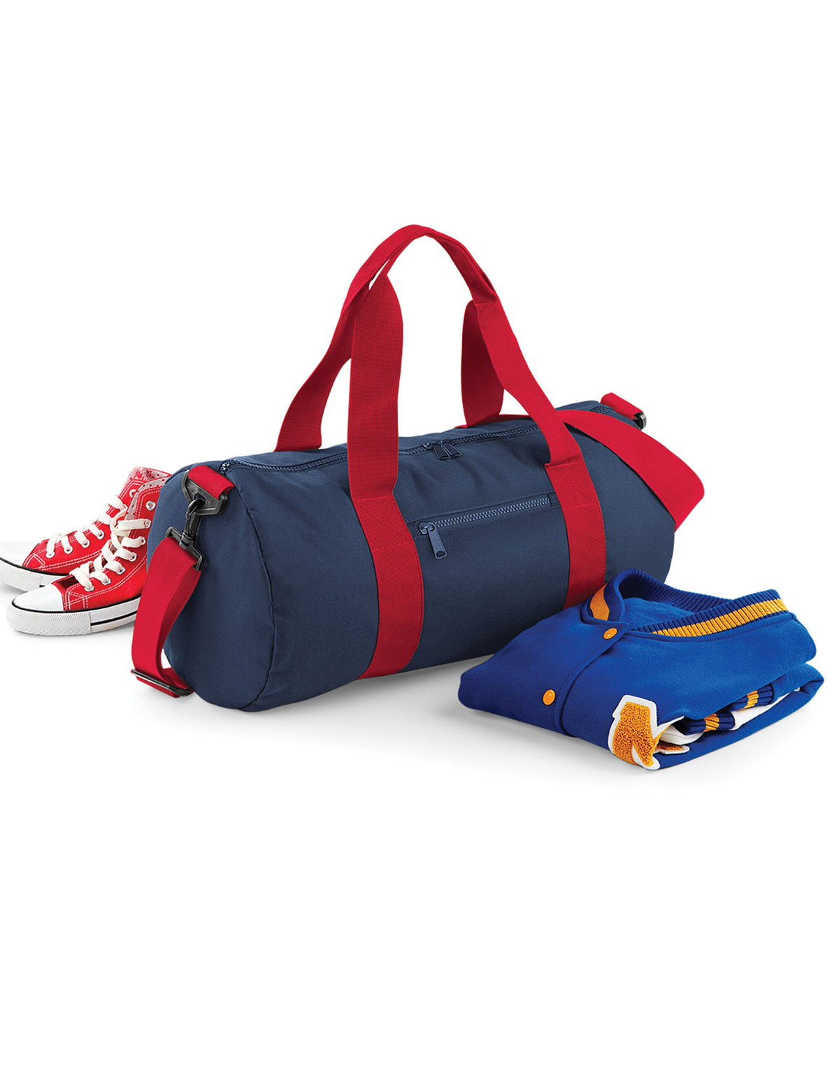 Bagbase BG140 Original Barrel Bag - French Navy/Classic Red