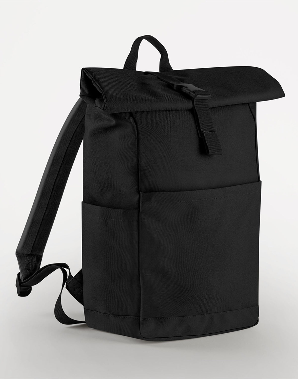 Bagbase BG186 Premium Recycled RollTop Backpk - Black