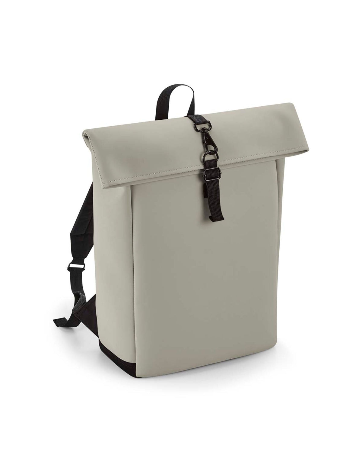 Bagbase BG335 Matte PU Roll Top Backpack - Clay