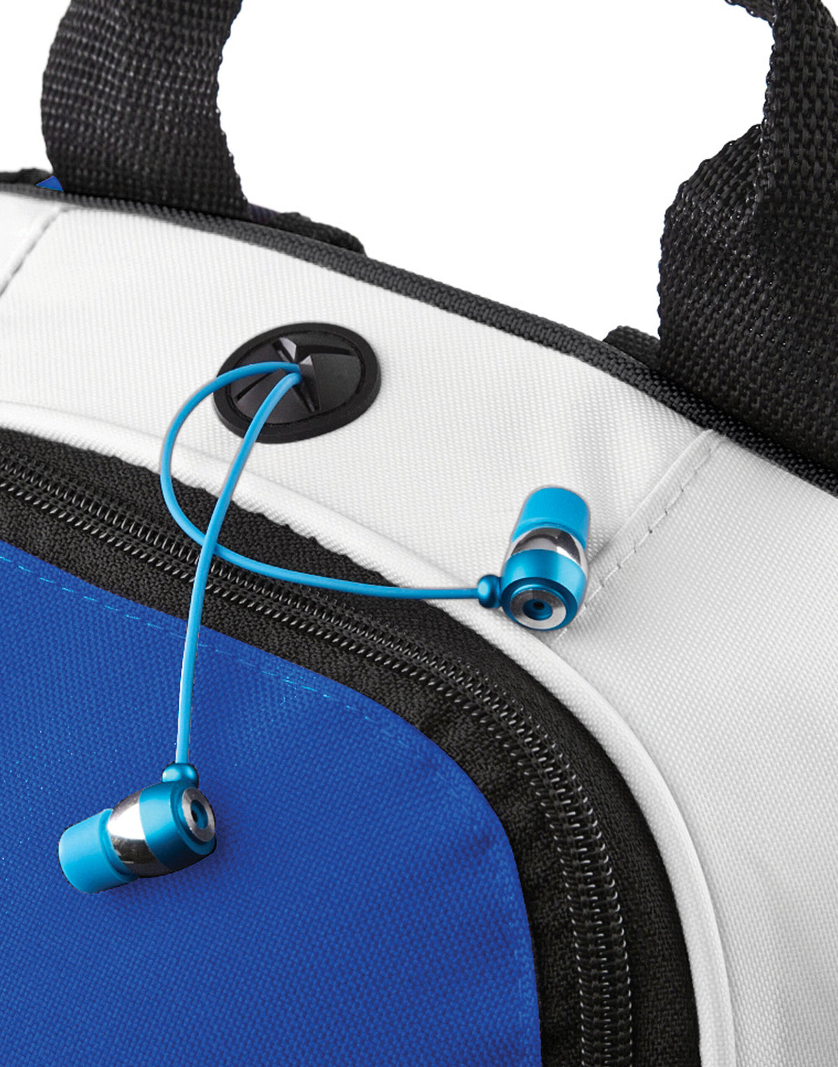 Bagbase BG571 Teamwear Backpack - Bright Royal/Black/White