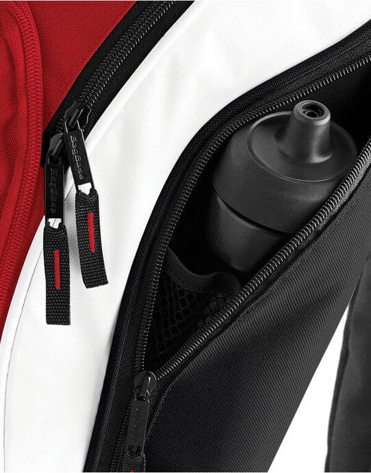Bagbase BG571 Teamwear Backpack - Classic Red/Black/White