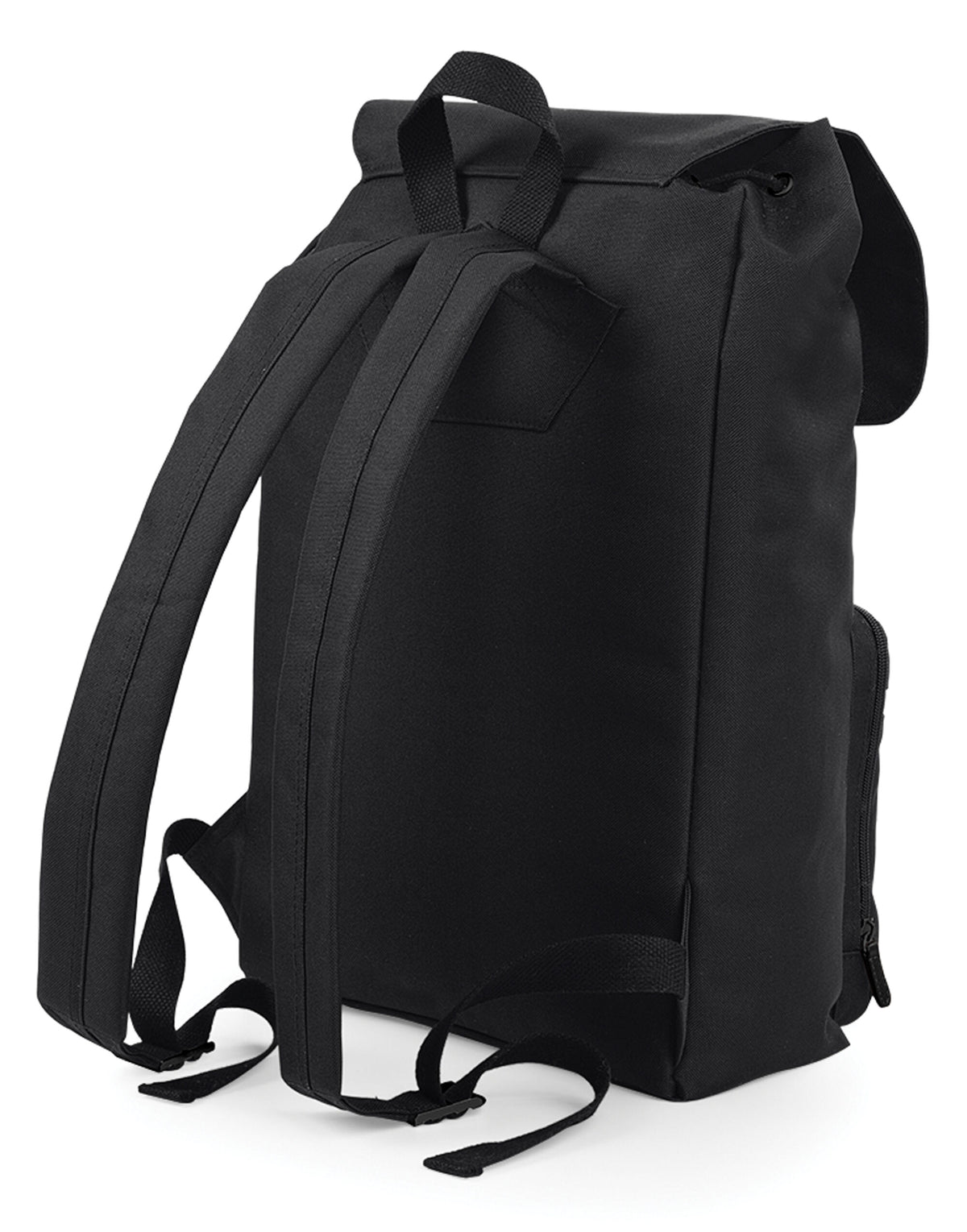 Bagbase BG613 Vintage Laptop Backpack - Black/Black