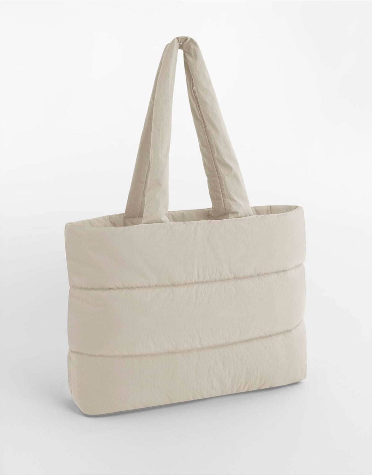Bagbase BG701 Quilted Tote Bag - Natural Stone
