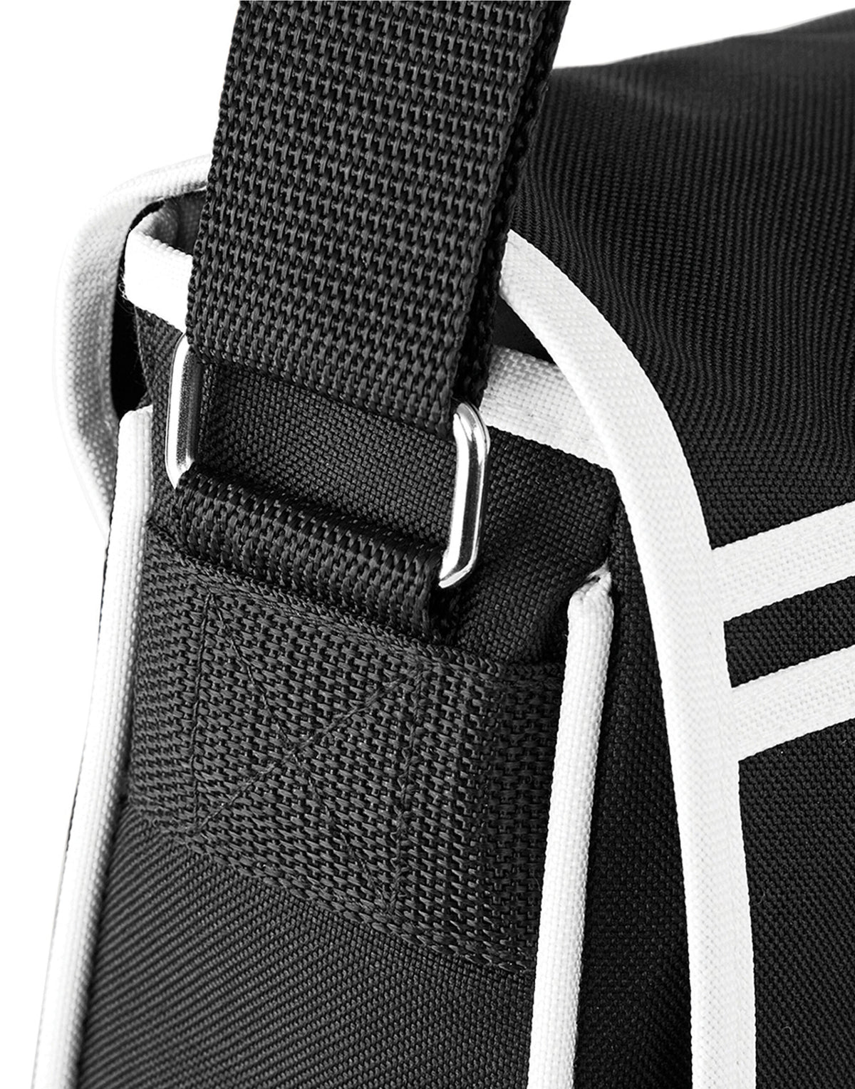 Bagbase BG71 Retro Messenger - Black/White