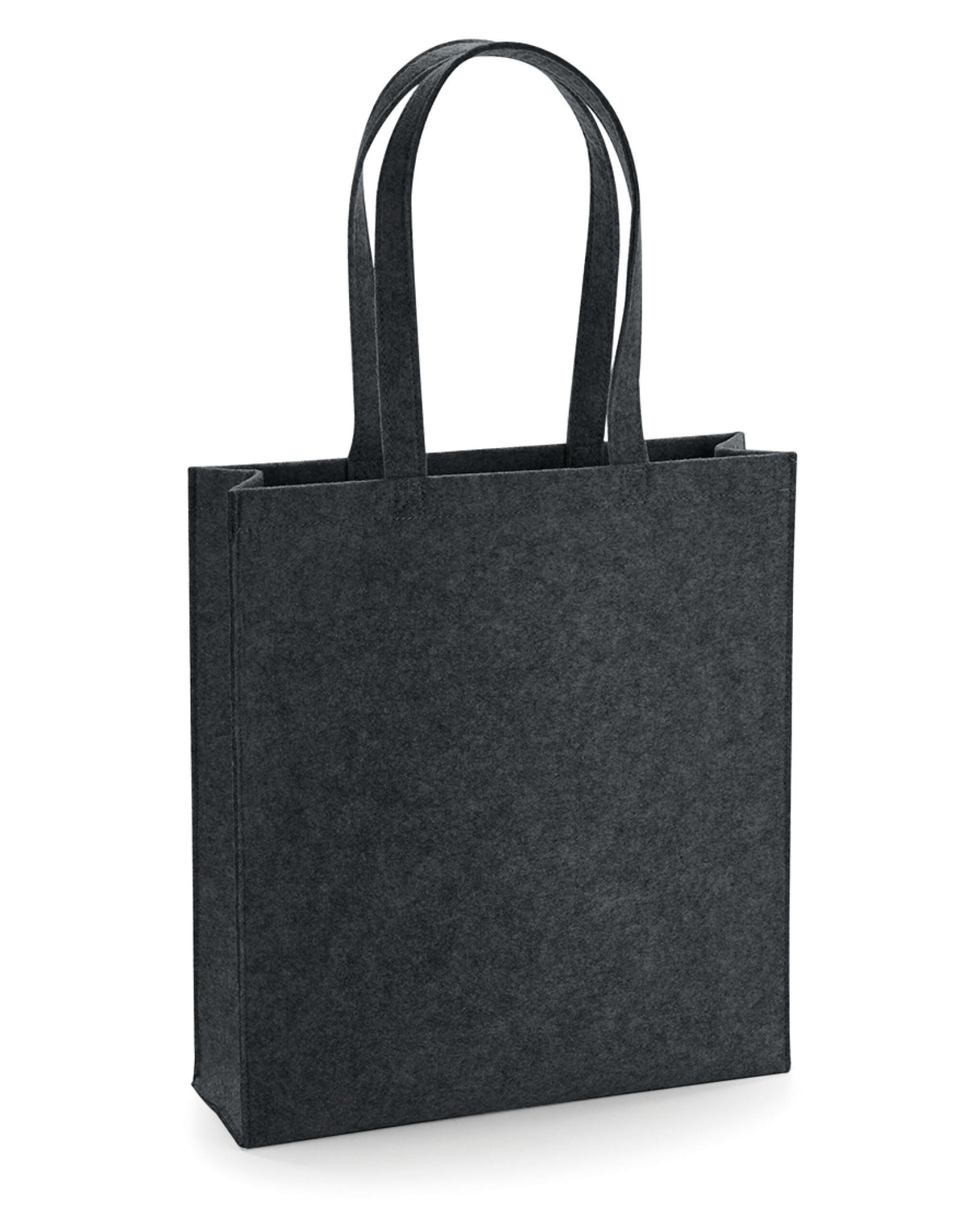 Bagbase BG723 Felt Tote Bag - Charcoal Melange