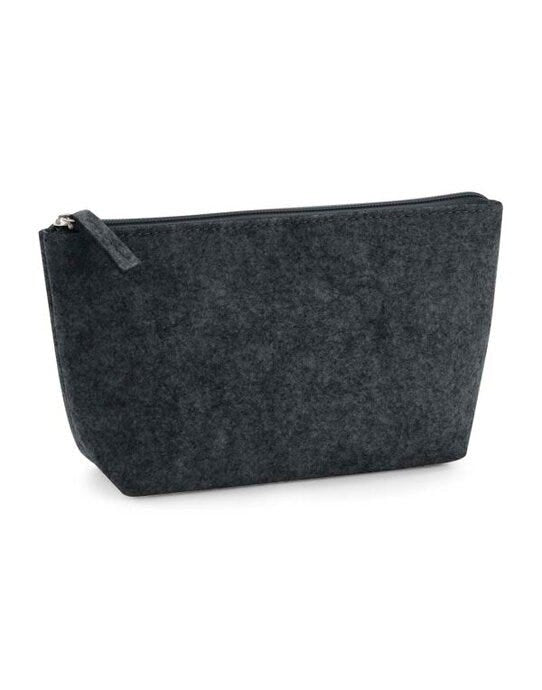 Bagbase BG724 Felt Accessory Bag - Charcoal Melange