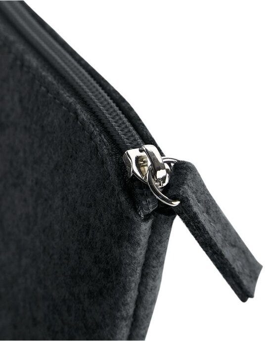 Bagbase BG725 Felt Accessory Pouch - Charcoal Melange