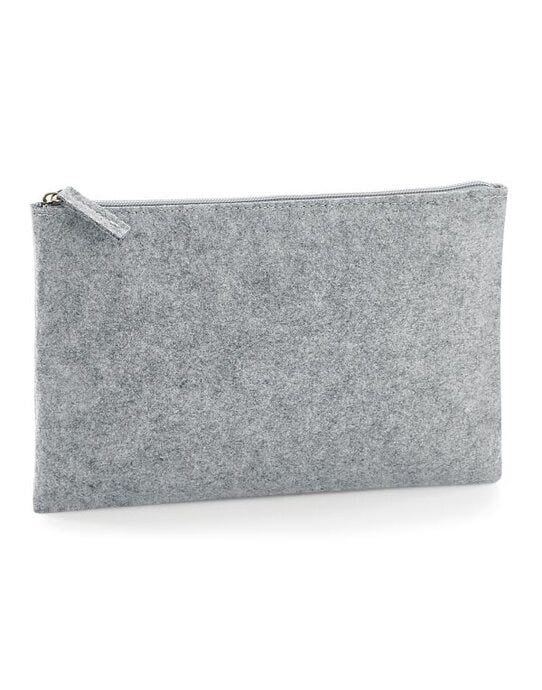 Bagbase BG725 Felt Accessory Pouch - Grey Melange