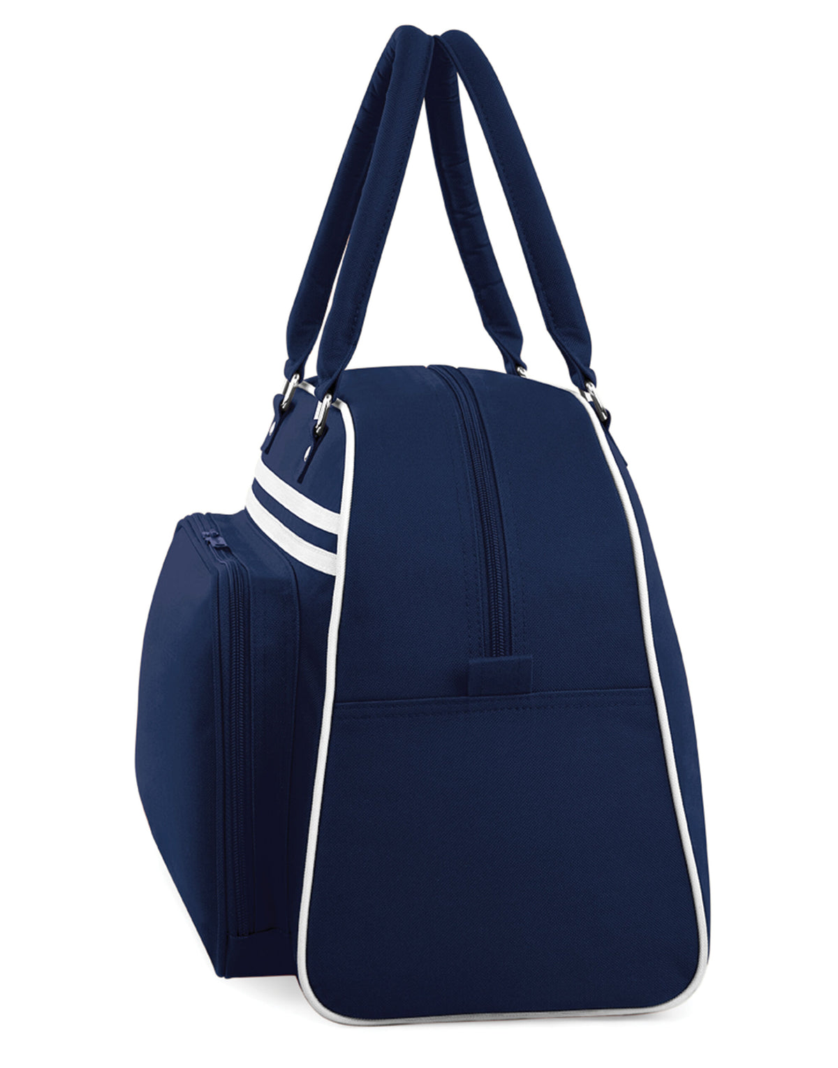 Bagbase BG75 Retro Bowling Bag - French Navy/White