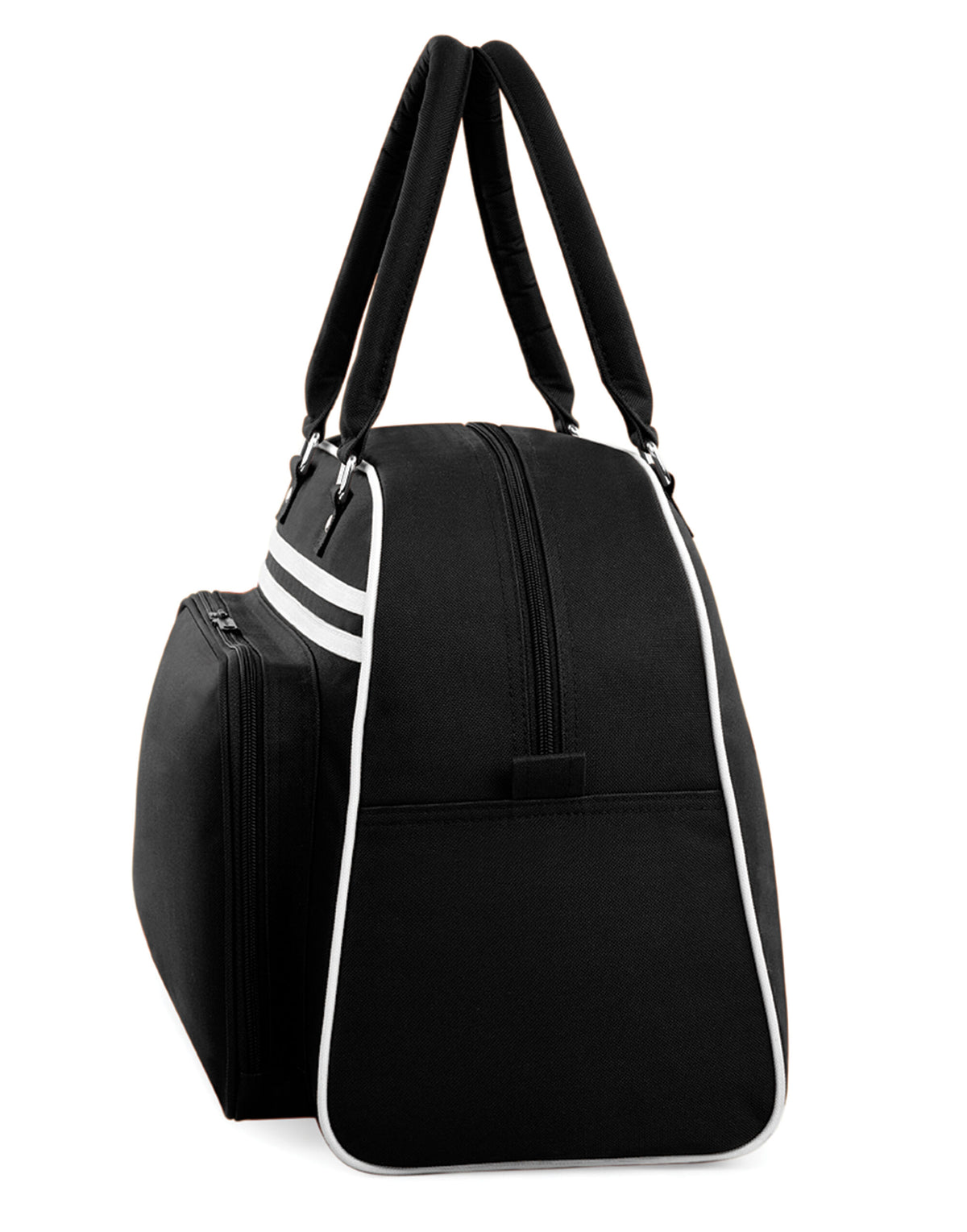 Bagbase BG75 Retro Bowling Bag - Black/White