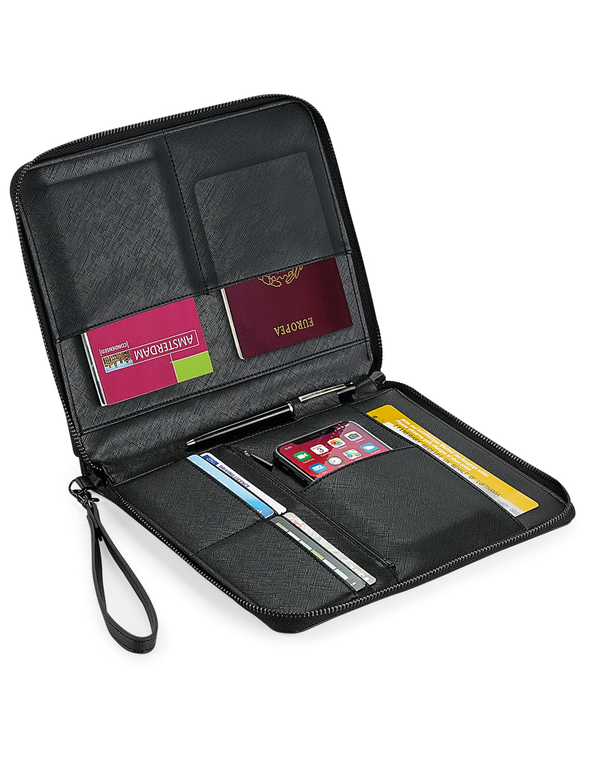 Bagbase BG756 Boutique Travel / Tech Organiser - Black/Black