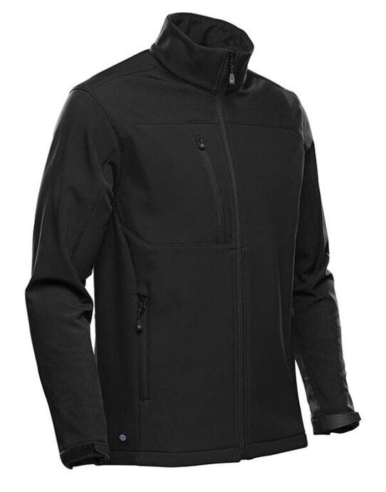 Stormtech BHS-3 Mens Cascades Softshell - Black/Black