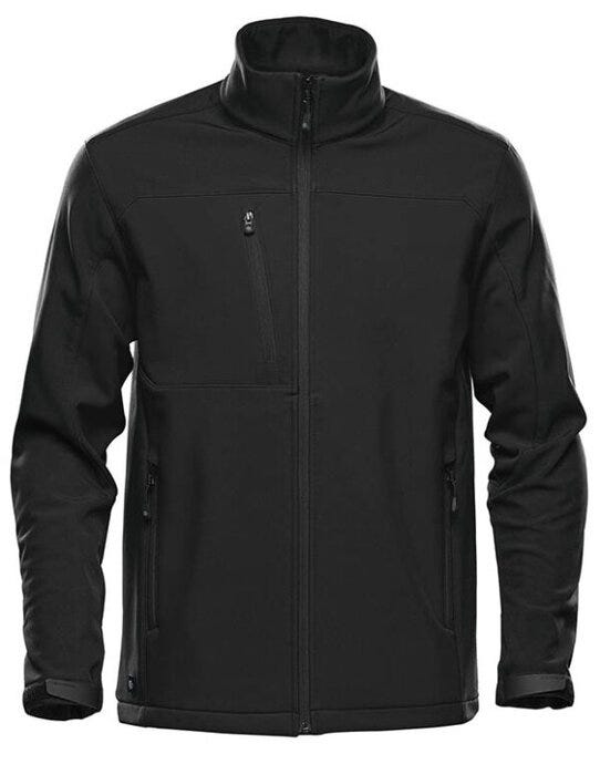 Stormtech BHS-3 Mens Cascades Softshell - Black/Black