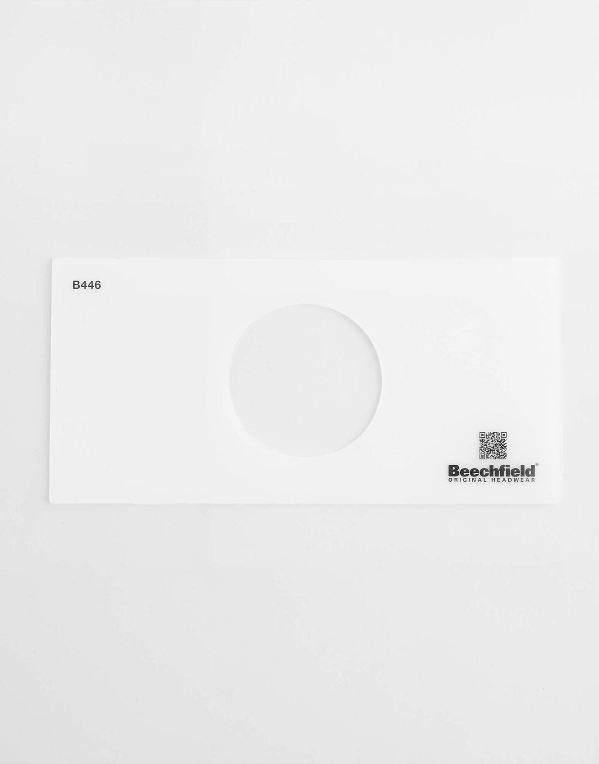 Beechfield BT102 Circular Patch Silicone Temp - Clear