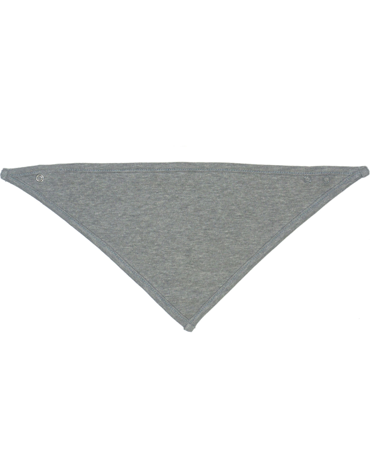 Babybugz BZ23 Bandana Bib - White/Heather Grey
